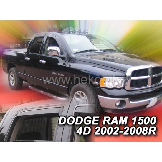 Ανεμοθραύστες για Dodge Ram 1500 (2002-2008) 4 πορτο - 4 τμχ. εμπρός και πίσω