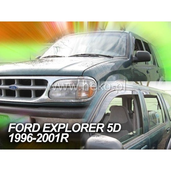 Ανεμοθραύστες για Ford Explorer II (1996-2001) 5 πορτο - 4 τμχ. εμπρός και πίσω