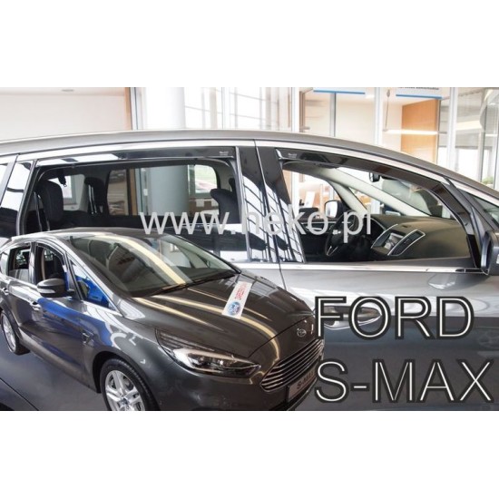 Ανεμοθραύστες για Ford S-Max II (2016+) 5 πορτο - 4 τμχ. εμπρός και πίσω