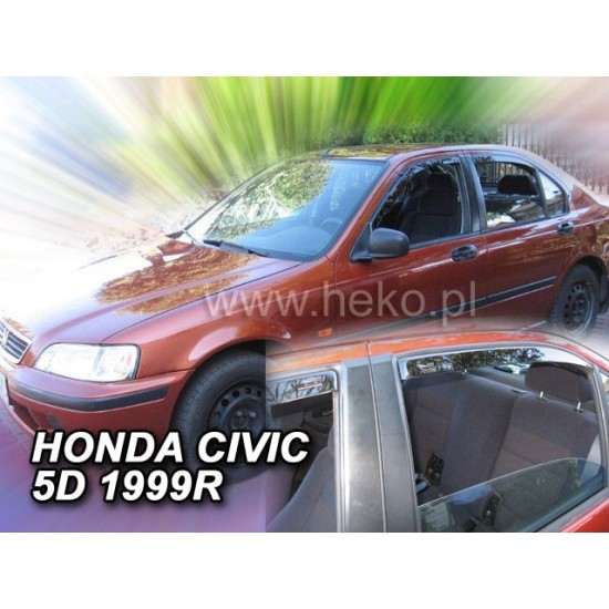 Ανεμοθραύστες για  Honda Civic VIII (2006-2012) 5 πορτο - 2 τμχ. εμπρός