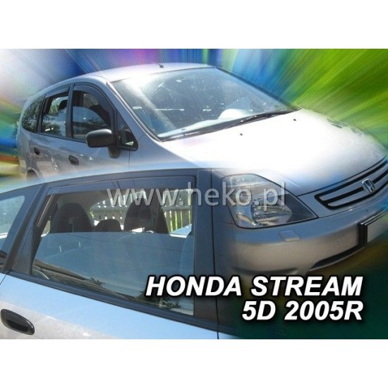 Ανεμοθραύστες για Honda Stream (2000-2007) 5 πορτο - 4 τμχ εμπρός και πίσω