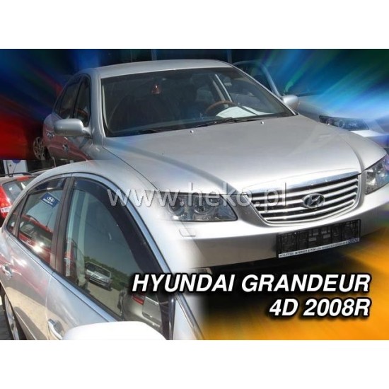 Ανεμοθραύστες για Hyundai Grandeur (2005-2011) sedan - 2 τμχ. εμπρός