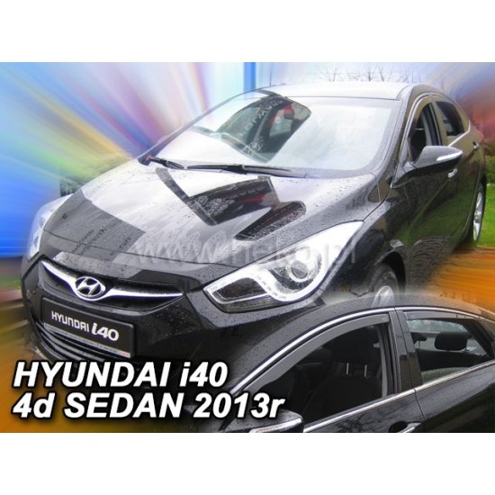 Ανεμοθραύστες για Hyundai i40 (2011+) sedan - 4 τμχ. εμπρός και πίσω