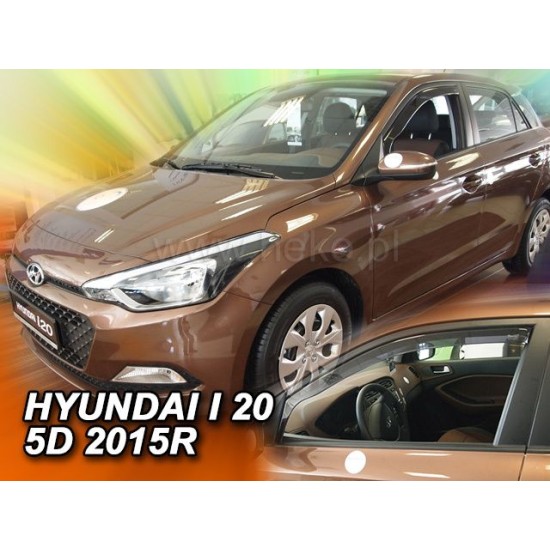 Ανεμοθραύστες για Hyundai i20 (2015-2019) 5 πορτο - 2 τμχ. εμπρός