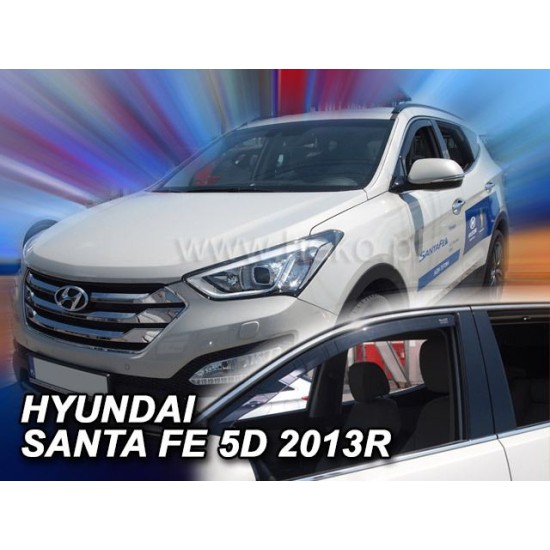 Ανεμοθραύστες για Hyundai Santa Fe (2012+) 5 πορτο - 2 τμχ. εμπρός