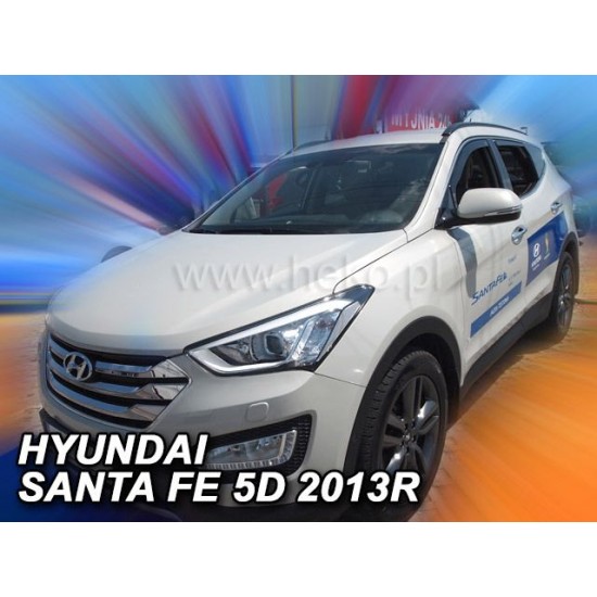 Ανεμοθραύστες για Hyundai Santa Fe (2012+) 5 πορτο - 4 τμχ. εμπρός και πίσω