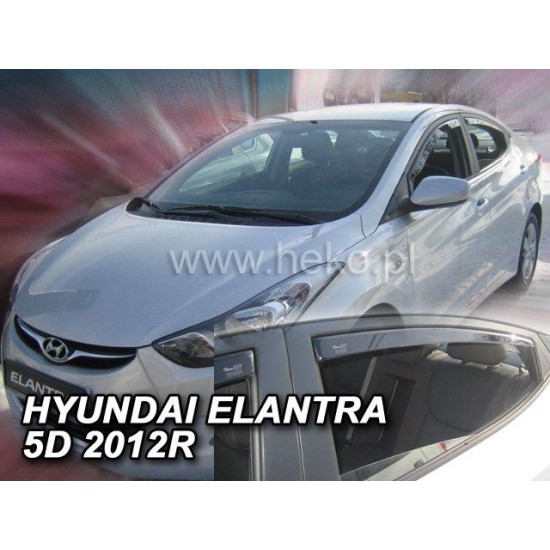 Ανεμοθραύστες για Hyundai Elantra (2000-2006) 5 πορτο , sedan - 2 τμχ. εμπρός