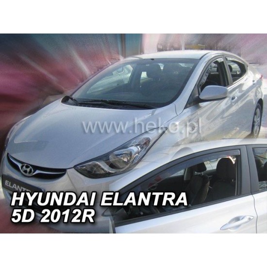 Ανεμοθραύστες για Hyundai Elantra (2010-2015) sedan - 2 τμχ. εμπρός