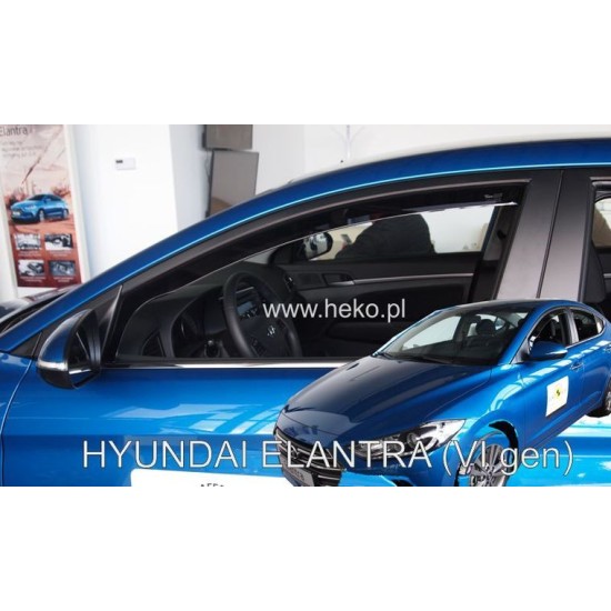 Ανεμοθραύστες για Hyundai Elantra (2015+) sedan - 2 τμχ. εμπρός