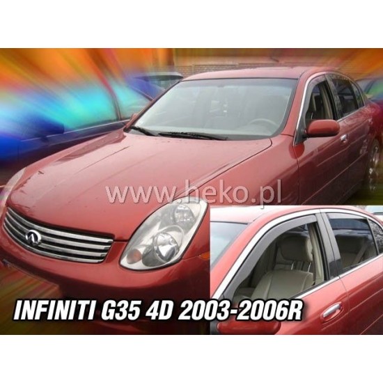 Ανεμοθραύστες για Infiniti G-35 (2003-2006) sedan - 2 τμχ. εμπρός