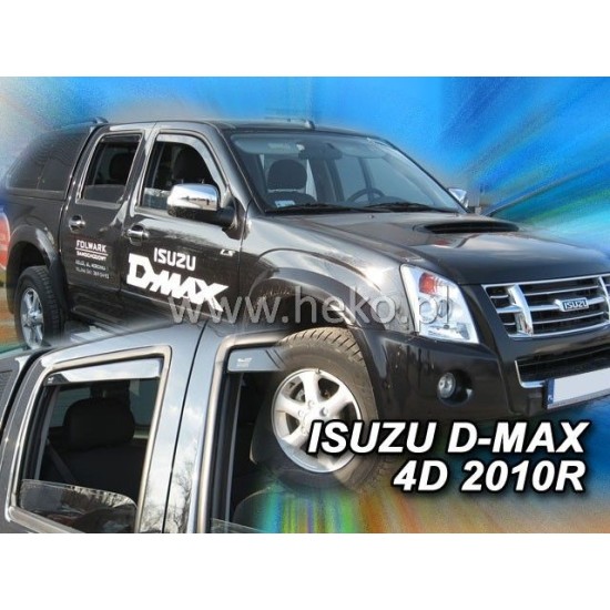 Ανεμοθραύστες για Isuzu D-Max (2006-2012) 4 πορτο - 2 τμχ. εμπρός