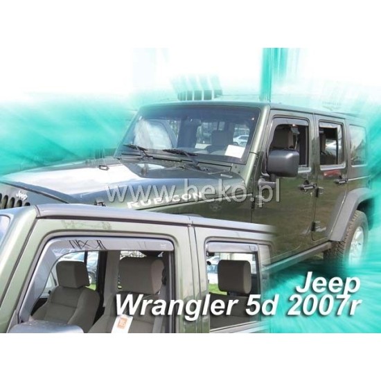 Ανεμοθραύστες για Jeep Wrangler  (1996-2007) 3 πορτο