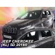 Ανεμοθραύστες για Jeep Cherokee  (2013+) 5 πορτο - 4 τμχ. εμπρός και πίσω