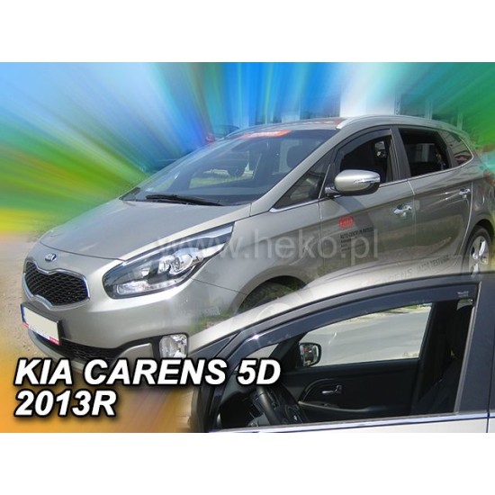 Ανεμοθραύστες για Kia Carens (2013+) 5 πορτο - 2 τμχ. εμπρός