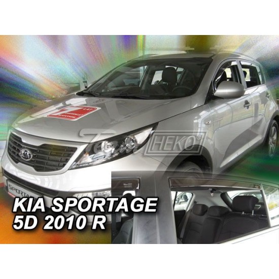 Ανεμοθραύστες για Kia Sportage (2010-2015) 5 πορτο - 4 τμχ. εμπρός και πίσω