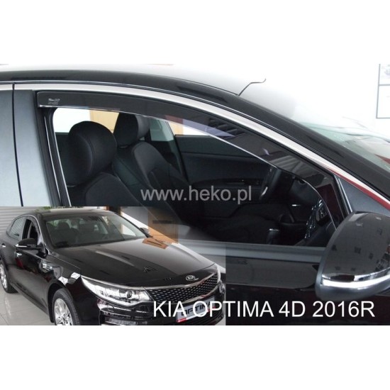 Ανεμοθραύστες για Kia Optima (2016+) sedan - 2 τμχ. εμπρός