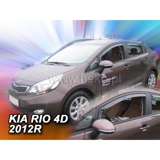 Ανεμοθραύστες για Kia Rio (1999-2005) 5 πορτο - 4 τμχ. εμπρός και πίσω