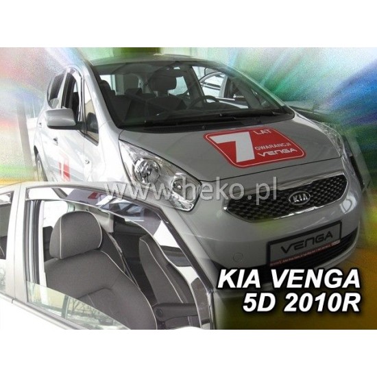 Ανεμοθραύστες για Kia Venga  (2010+) 5 πορτο - 2 τμχ. εμπρός