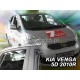 Ανεμοθραύστες για Kia Venga  (2010+) 5 πορτο - 4 τμχ. εμπρός και πίσω