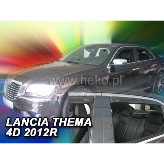 Ανεμοθραύστες για Lancia Thema (2012+) sedan - 4 τμχ. εμπρός και πίσω