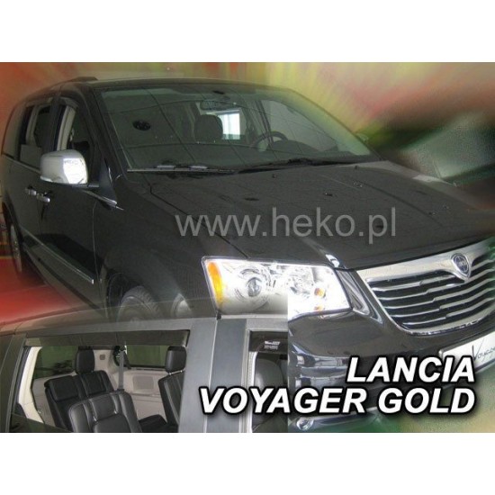 Ανεμοθραύστες για Chrysler Voyager Grand / Lancia Voyager (2008+) 5 πορτο - 4 τμχ. εμπρός και πίσω