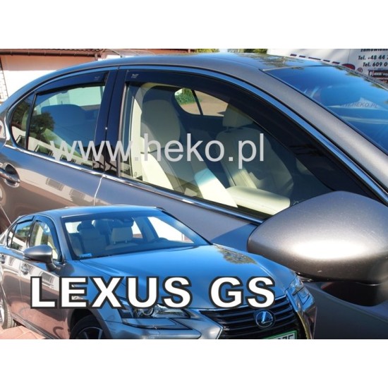 Ανεμοθραύστες για Lexus GS 300 (1998-2005) sedan - 4 τμχ. εμπρός και πίσω