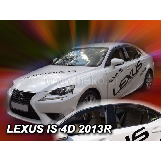 Ανεμοθραύστες για Lexus IS (2013+) sedan - 2 τμχ. εμπρός