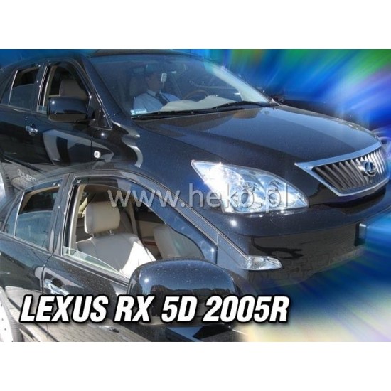 Ανεμοθραύστες για Lexus RX (2003-2008) 5 πορτο - 2 τμχ. εμπρός