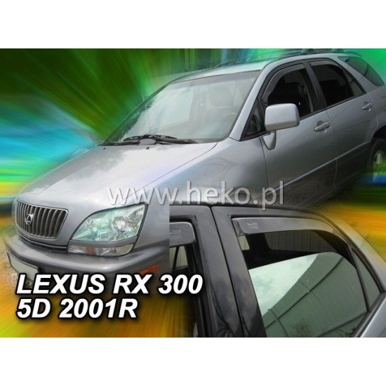 Ανεμοθραύστες για Lexus RX 300/USA (2000-2003) 5 πορτο - 4 τμχ. εμπρός και πίσω