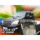 Ανεμοθραύστες για Lexus GX /USA (2004-2009) 5 πορτο - 4 τμχ. εμπρός και πίσω