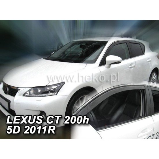 Ανεμοθραύστες για Lexus CT 200H  (2011+) 5 πορτο - 2 τμχ. εμπρός