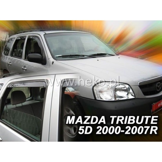 Ανεμοθραύστες για Mazda Tribute (2000-2007) 5 πορτο - 4 τμχ. εμπρός και πίσω