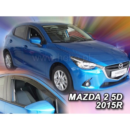 Ανεμοθραύστες για Mazda 2 (2014+) 5 πορτο - 2 τμχ. εμπρός