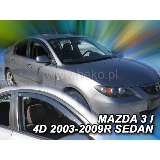 Ανεμοθραύστες για Mazda 3 (2003-2009) 5 πορτο , sedan - 2 τμχ. εμπρός