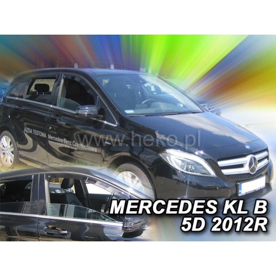 Ανεμοθραύστες για Mercedes B-Class W246 (2011+) 5 πορτο - 2 τμχ. εμπρός