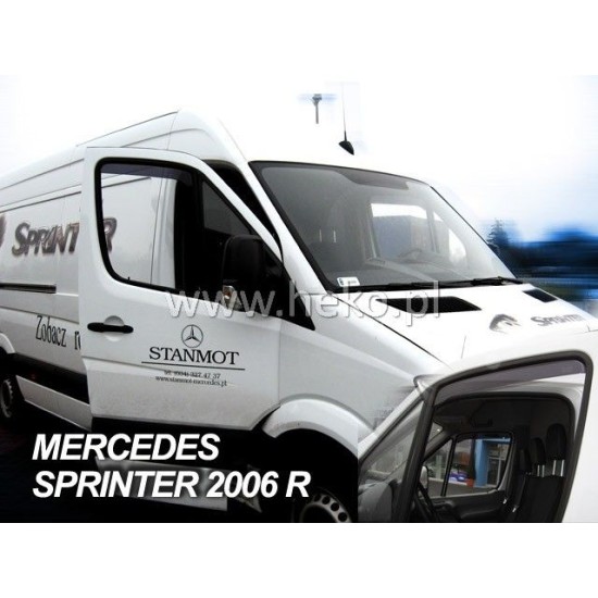 Ανεμοθραύστες για Mercedes Sprinter /Vw Crafter (2006+) μόνο πάνω μέρος 2 τμχ. εμπρός