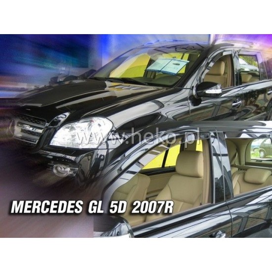 Ανεμοθραύστες για Mercedes GL X164 (2007-2013) 5 πορτο - 2 τμχ. εμπρός