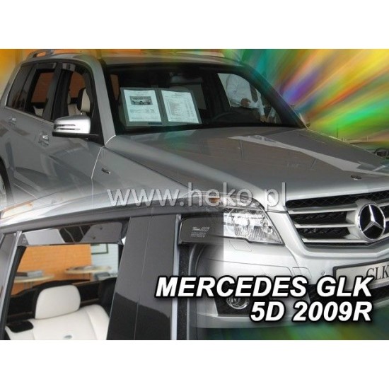 Ανεμοθραύστες για Mercedes GLK X204 (2008+) 5 πορτο - 4 τμχ. εμπρός και πίσω