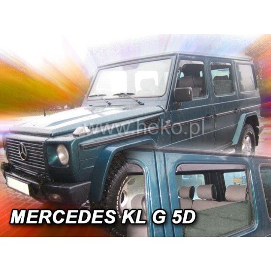 Ανεμοθραύστες για Mercedes G-Class W463 (1990-2018) 5 πορτο - 4 τμχ. εμπρός και πίσω