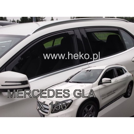 Ανεμοθραύστες για Mercedes GLA X156 (2014+) 5 πορτο - 4 τμχ. εμπρός και πίσω