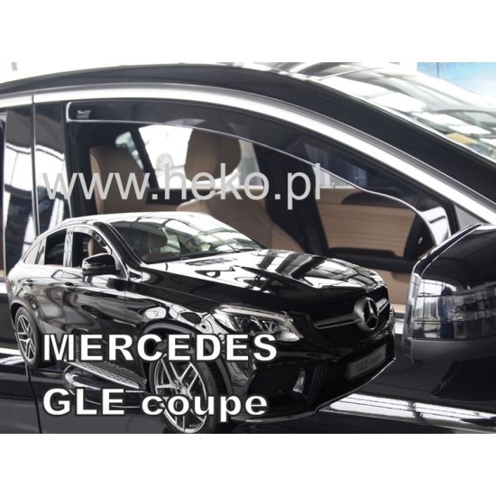 Ανεμοθραύστες για Mercedes GLE coupe C292 (2016+) 5 πορτο - 2 τμχ. εμπρός