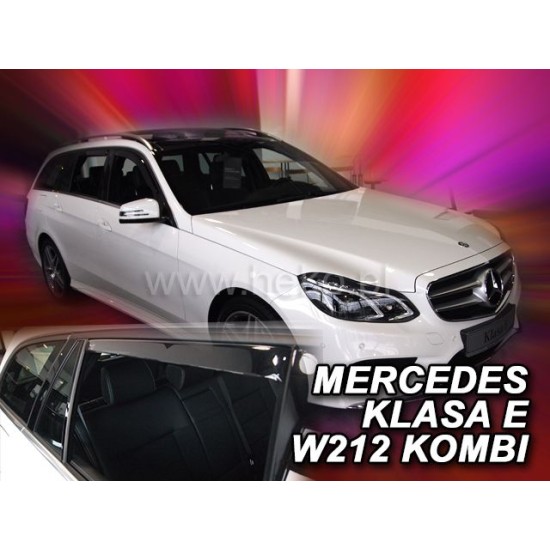 Ανεμοθραύστες για Mercedes E-Class W212  (2009-2016) combi - 4 τμχ. εμπρός και πίσω