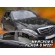 Ανεμοθραύστες για Mercedes S-Class W221  (2005-2013) sedan (κοντό) - 4 τμχ. εμπρός και πίσω