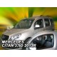 Ανεμοθραύστες για Mercedes Citan W415 (2012+) 3/5 πορτο - 2 τμχ. εμπρός