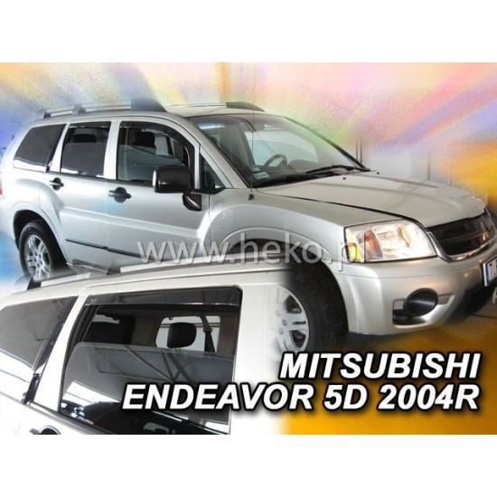 Ανεμοθραύστες για Mitsubishi Endeavor (2004+) 5 πορτο - 4 τμχ. εμπρός και πίσω