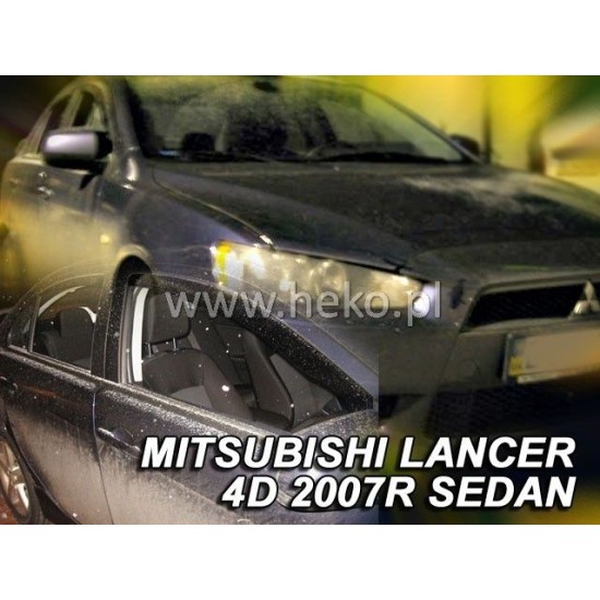 Ανεμοθραύστες για Mitsubishi Lancer (2004-2007) combi , sedan - 2 τμχ. εμπρός