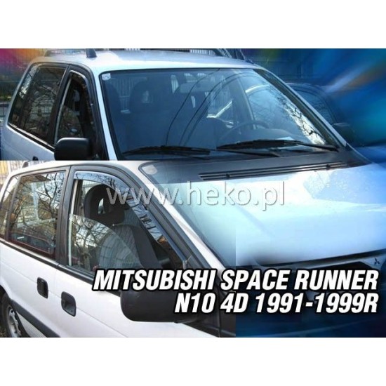 Ανεμοθραύστες για Mitsubishi Carisma  (1999-2004) sedan - 2 τμχ. εμπρός