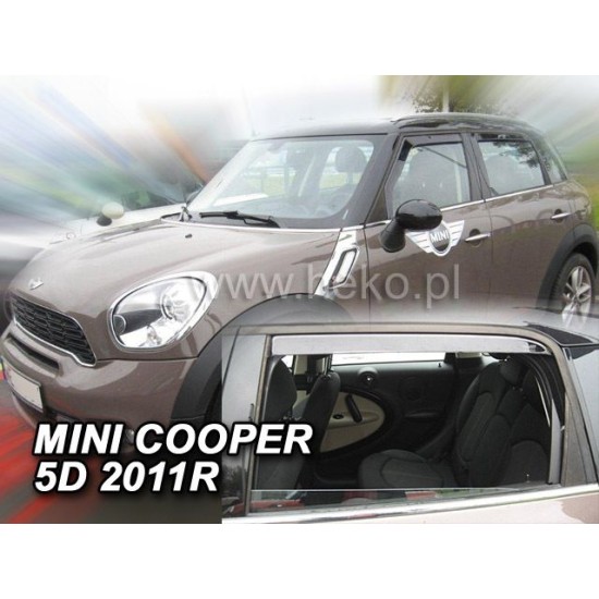 Ανεμοθραύστες για Mini Cooper / Mini Countryman (2011+) 5 πορτο - 4 τμχ. εμπρός και πίσω