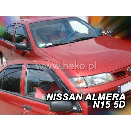 Ανεμοθραύστες για Nissan Almera (1995-2000) 5 πορτο , sedan - 2 τμχ. εμπρός