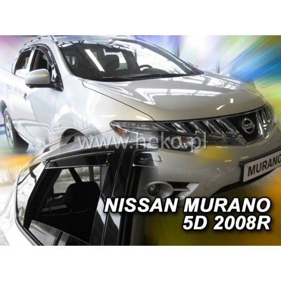 Ανεμοθραύστες για Nissan Murano (2006-2008) 5 πορτο - 4 τμχ. εμπρός και πίσω